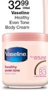 Vaseline Healthy Even Tone Body Cream-500ml