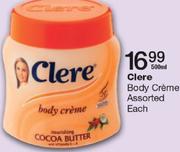 Clere Body Creme Assorted-500ml Each