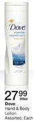 Dove Hand & Body Lotion Assorted-400ml
