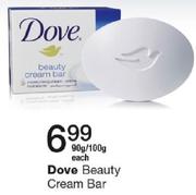 Dove Beauty Cream Bar-90/100g Each