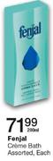 Fenjal Creme Bath Assorted-200ml