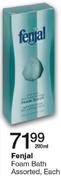 Fenjal Foam Bath Assorted-200ml