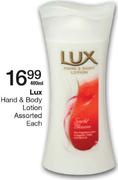Lux Hand & Body Lotion Assorted-400ml