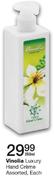 Vinolia Luxury Hand  Creme Assorted-250ml