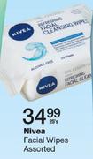 Nivea Facial Wipes Assorted-25's