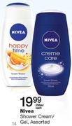 Nivea Shower Cream/Gel Assorted-250ml Each