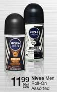 Nivea Men Roll-On Assorted-50ml Each