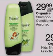 Organics Shampoo/Conditioner Assorted-400ml Each