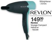 Revlon Voyage Compact Hairdrier 1600W-Each