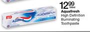 Aquafresh High Definition Illuminating Toothpaste-100ml