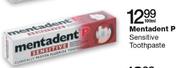 Mentadent P Sensitive Toothpaste-100ml
