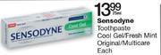 Sensodyne Toothpaste Cool Gel/Fresh Mint Original/Multicare-75ml