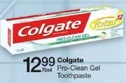 Colgate Pro-Clean Gel Toothpaste-75ml