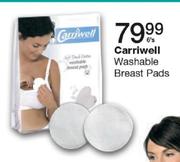 Carriwell Washable Breast Pads-6's