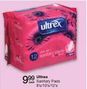 Ultra Sanitary Pads 8's/10's/12's-Per Pack