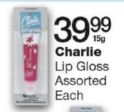 Charlie Lip Gloss Assorted Each-15g
