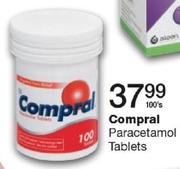 Compral Paracetamol Tablets-100's