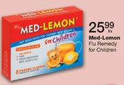 Med-Lemon Flu Remedy For Children-8's