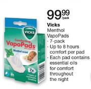 Vicks Menthol Vapo Pads-Per Pack