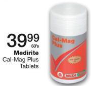 Medirite Cal-Mag Plus Tablets-60's
