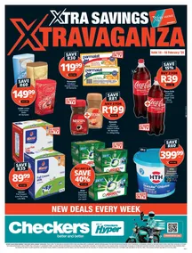 Checkers Gauteng, Brits, Klerksdorp, Limpopo, Mpumalanga, North West, Potchefstroom & Rustenburg : Xtra Savings Xtravaganza (10 February - 16 February 2025)