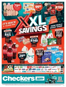 Checkers Gauteng, Brits, Klerksdorp, Limpopo, Mpumalanga, North West, Potchefstroom & Rustenburg : XXL Savings (09 June - 15 June 2025)