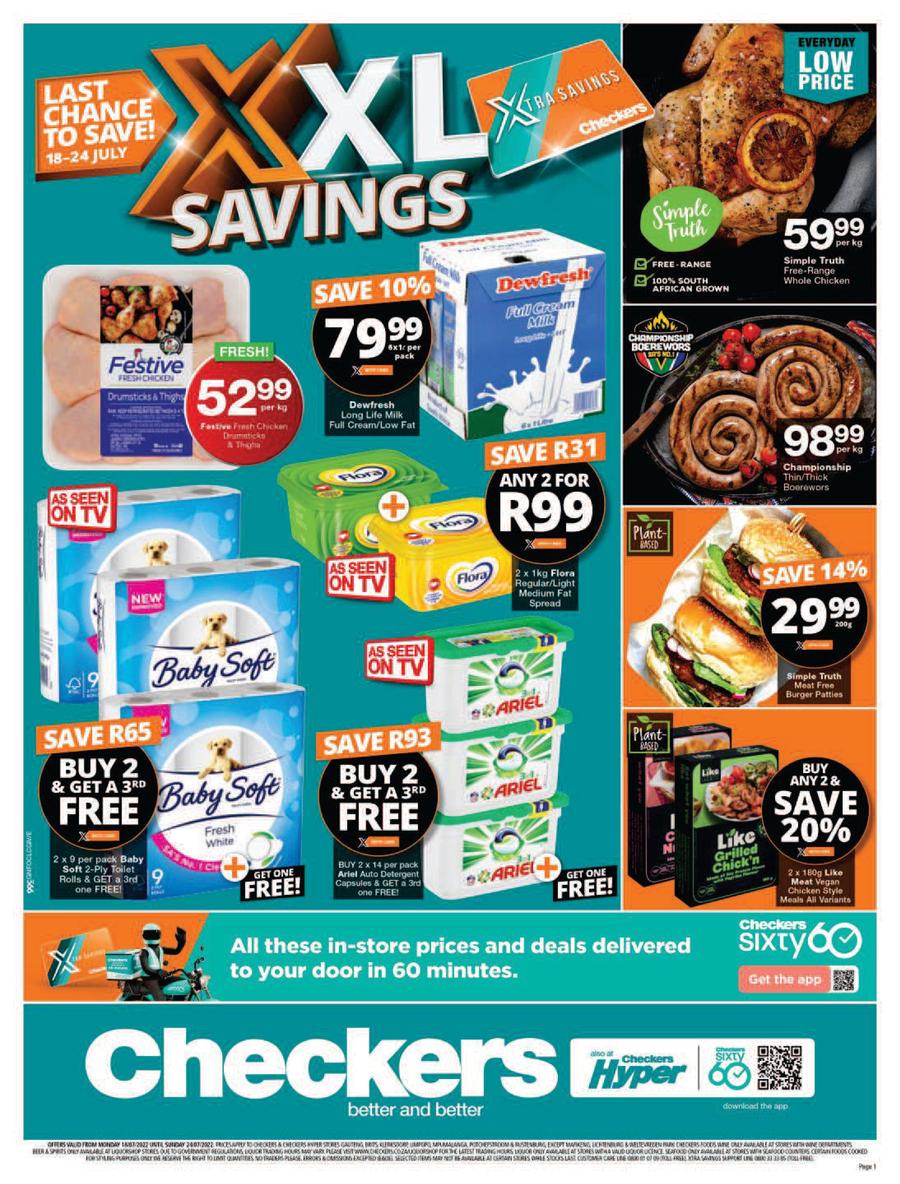 Checkers Gauteng, Brits, Klerksdorp 