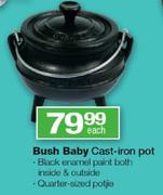 Bush Baby Cast Iron Pot-Each