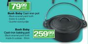 Bush Baby Cast Iron Baking Pot-30cm Each