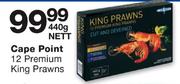 Cape Point 12 Premium King Prawns-440g Nett
