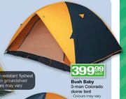 Bush Baby 3-Man Colorado Dome Tent