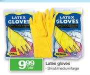 Latex-Gloves Small/Medium/Large-Per Pair