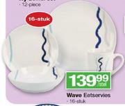 Wave Eetservies-16-Stuk