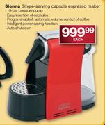 Slenna Single-Serving Capsule Espresso Maker Each