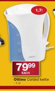Ottimo Corded Kettle-1.7ltr Each