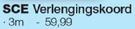  SCE Verlengingskoord-3m