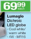 Lumaglo 4W MR16 Dichroic LED Globe