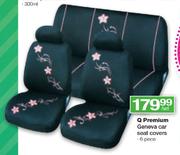  Q Premium Geneva Car Seat Covers-6 Piece