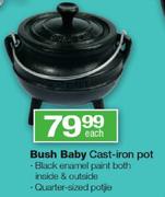 Bush Baby Cast-Iron Pot Each