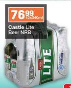 Castle Lite Beer NRB-12x340ml