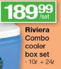 Riviera 24Ltr + 10Ltr Combo Cooler Box Set