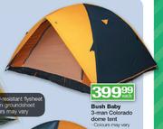 Bush Baby 3 Man Colorado Dome Tent