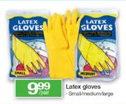 Latex Gloves Small/Medium/Large-Per Pair
