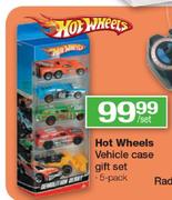 Hot Wheels Vehicle Case Gift Set-5 Pack