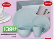 Pastel Etservies- 16 Stuk