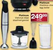 Platinum Vlekvrye Staal Staafmengerstel-Per Stel 