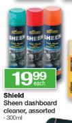 Shield Sheen Dashboard Cleaner Assorted-300ml