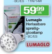 Lumaglo Herlaaibare Spreiliggloeilamp-BC/ES
