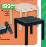 Wooden Side Table
