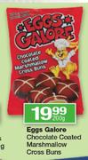 Eggs Galore Chocolate Coated Marshmallow Cross Buns-200g